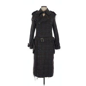 Junya Watanabe Comme des Garçons Tweed Pattern Trench Coat - M